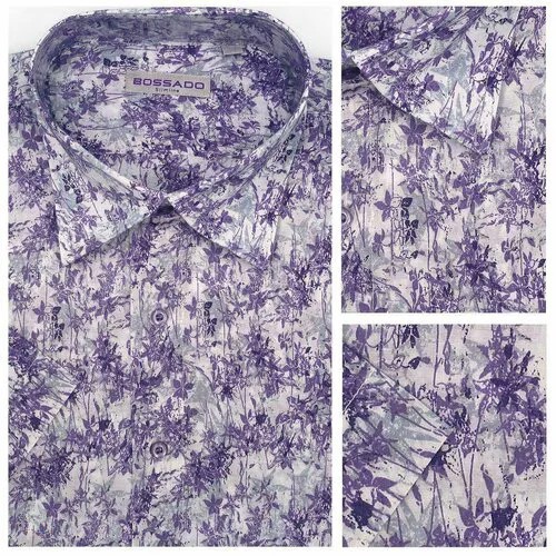 Рубашка Bossado, размер M, фиолетовый
