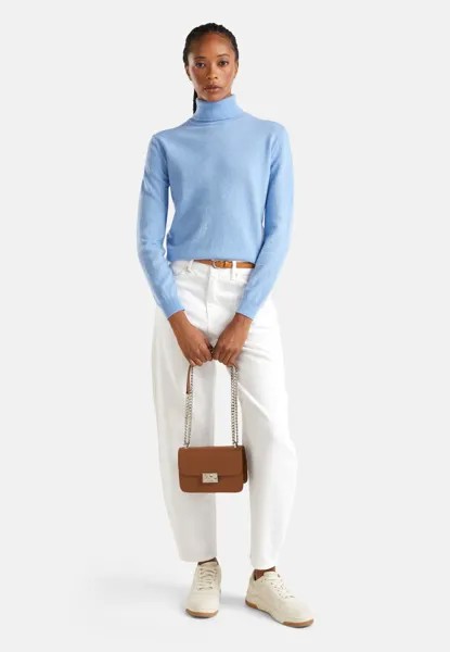 Вязаный свитер TURTLENECK United Colors of Benetton, синий