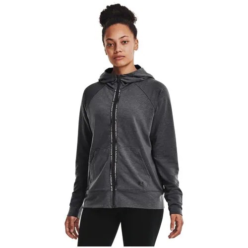 Джемпер Under Armour Rival Terry Taped FZ Hoodie Серый MD 1360907-010