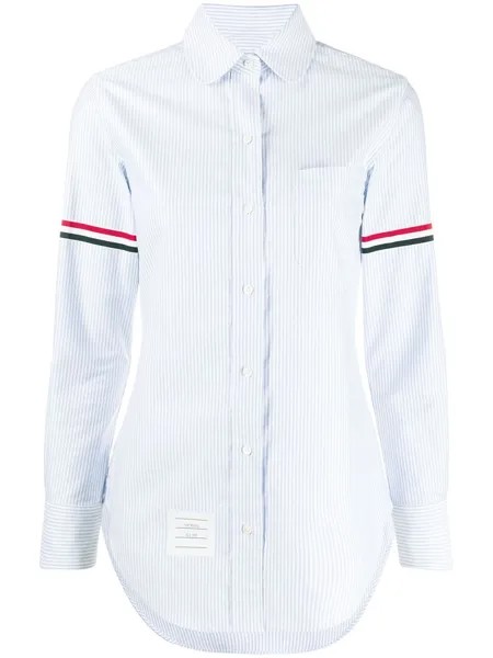 Thom Browne рубашка оксфорд с полосками RWB