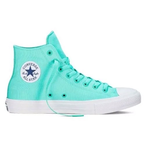 Кеды Converse Chuck Taylor All Star, летние, повседневные, высокие, размер 4US (36.5EU), зеленый