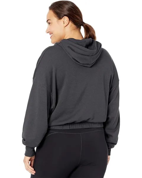 Худи Adidas Studio Lounge Crop Hoodie, цвет Carbon