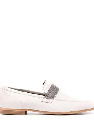 Brunello Cucinelli декорированные лоферы