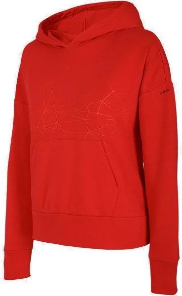 Толстовка женская 4F WOMEN'S SWEATSHIRT красная M