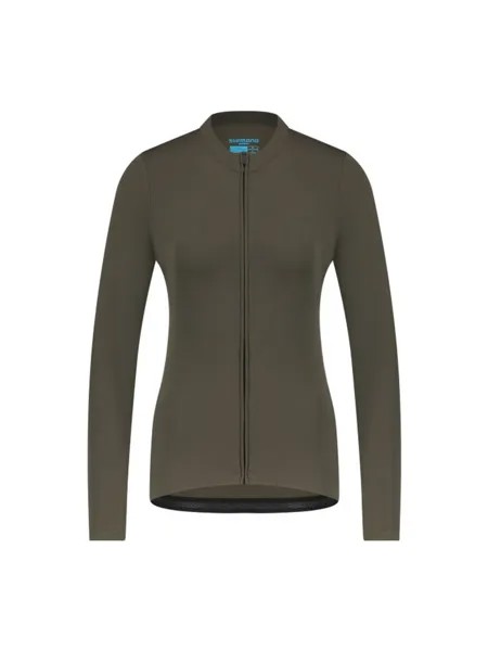 Функциональный лонгслив SHIMANO, зеленый