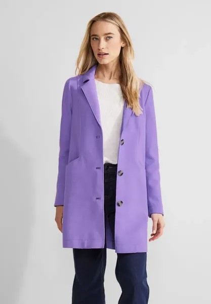 Полупальто STREET ONE из мягкой смеси материалов, цвет Shiny Lilac