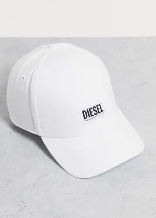 Белая кепка с логотипом Diesel Core-Белый