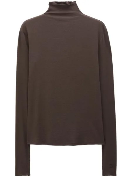 Filippa K топ в рубчик, коричневый
