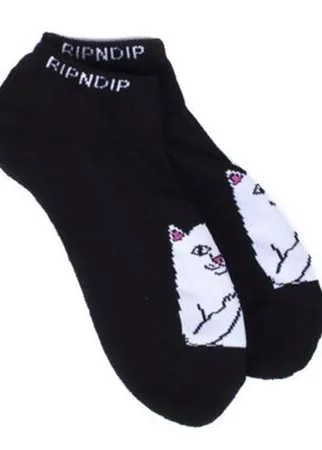 Короткие носки RIPNDIP Lord Nermal Ankle Socks Black 2021