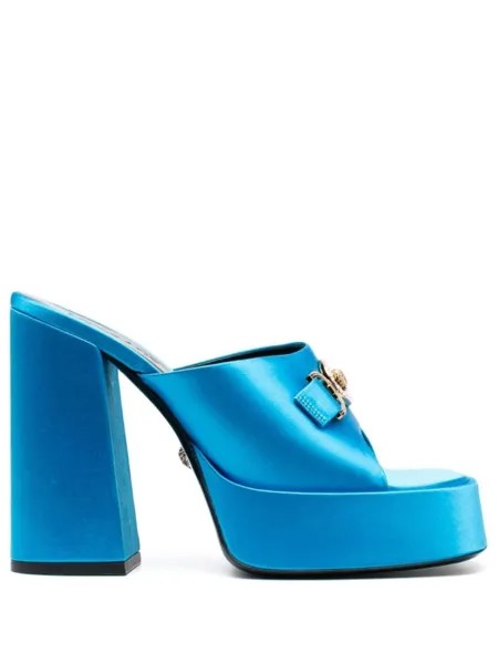 Versace мюли Aevitas 120 на платформе, синий