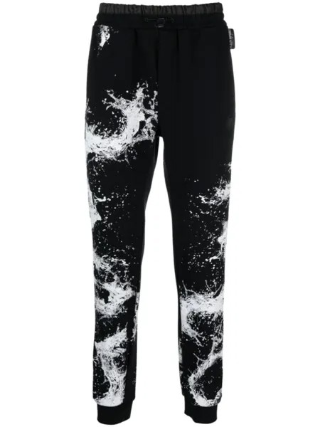 Plein Sport спортивные брюки Splash Extreme, черный