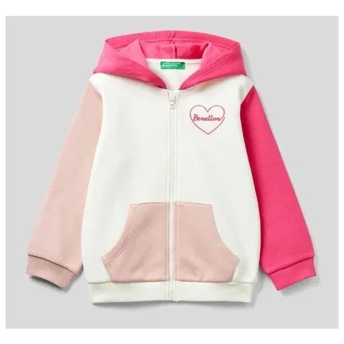 Худи на молнии United Colors of Benetton для девочек 22A_35TMG501H_901_XS