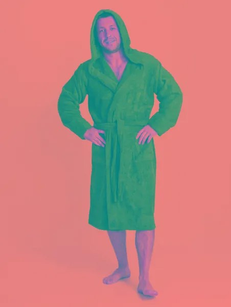 Халат мужской Bio-Textiles HMM синий 52-54 RU
