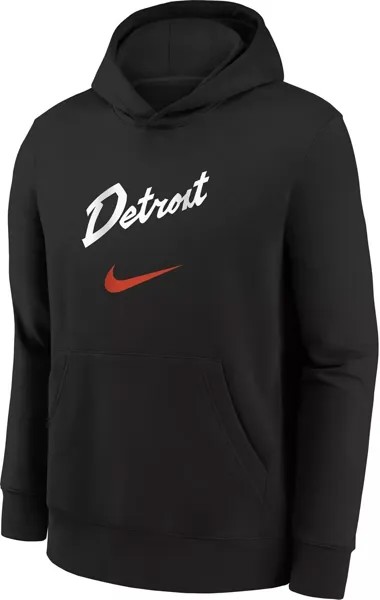 Пуловер с капюшоном Nike Youth 2023-24 City Edition Detroit Pistons
