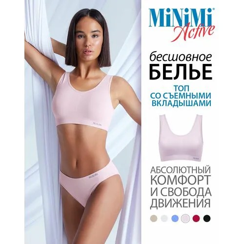 Топ MiNiMi, размер 44/46 (S/M), розовый