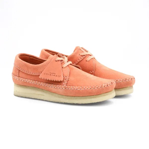 Женские полуботинки Clarks, коралловые