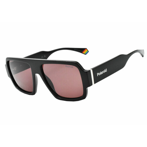Солнцезащитные очки Polaroid PLD 6209/S/X, бордовый, черный