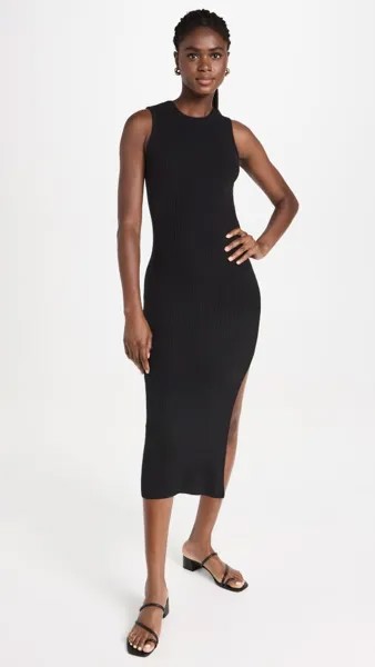 Платье Reformation Basil Cashmere Sleeveless Sweater, черный