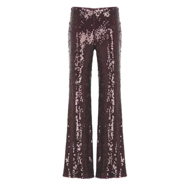 Брюки pants with paillettes Rotate, мультиколор