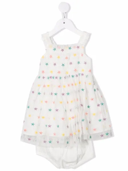 Stella McCartney Kids платье с вышивкой