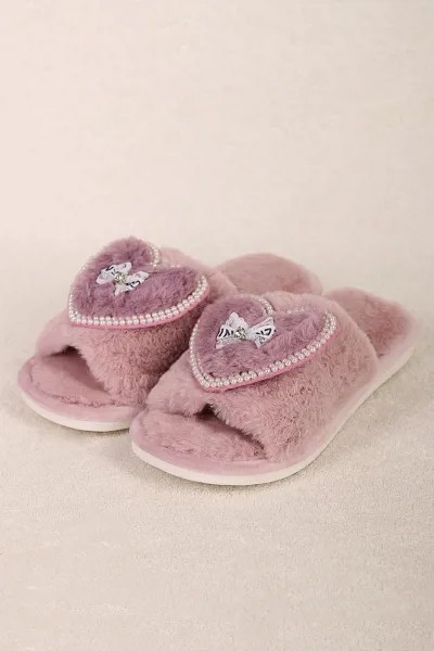 Тапочки женские AlmondShop ТР-27 Y-053.С3 сиреневые 37 RU
