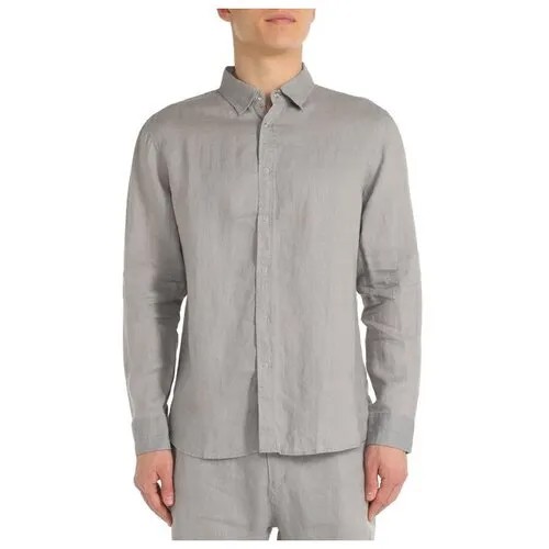 Рубашка Maison David, размер 3XL, светло-серый