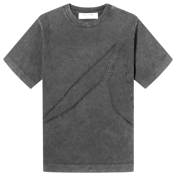 Футболка 1017 Alyx 9Sm Intarsia Applique Logo T-Shirt, цвет Washed Black