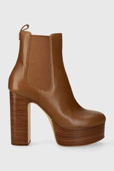 Кожаные ботинки челси Natasha MICHAEL Michael Kors, коричневый