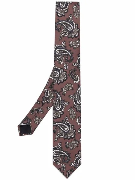 Lardini paisley-print silk tie