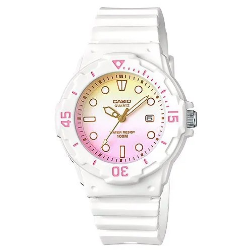 Наручные часы CASIO Quartz LRW-200H-4E2, желтый, розовый