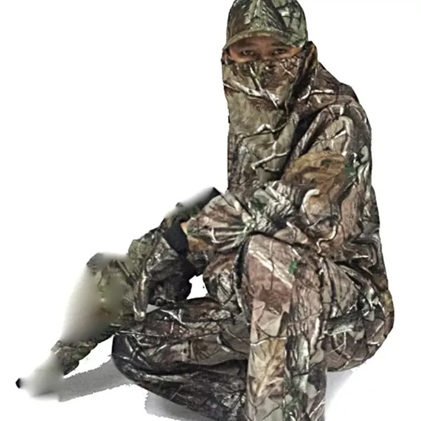 Мужская камуфляжная куртка и брюки из поликарбоната для походов и охоты, водонепроницаемый костюм для наблюдения за птицами и охоты