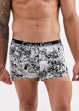 Боксеры-брифы с принтом Calvin Klein-Черный