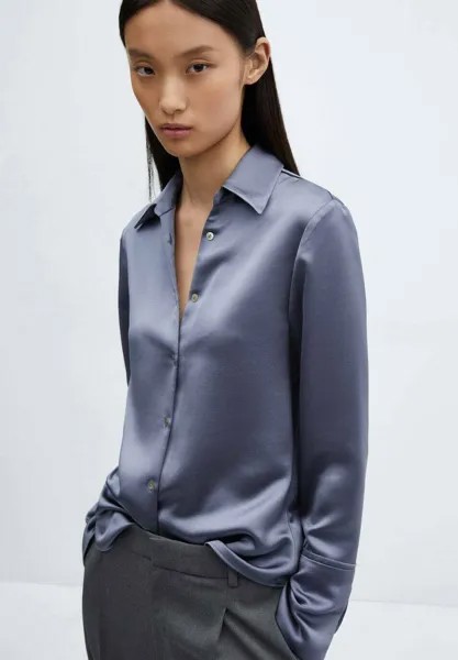 Блузка-рубашка NINFA Mango, цвет bleu