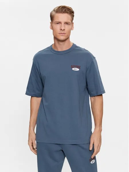 Футболка стандартного кроя Reebok, синий