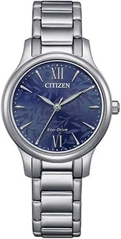 Японские наручные  женские часы Citizen EM0899-72L. Коллекция Elegance