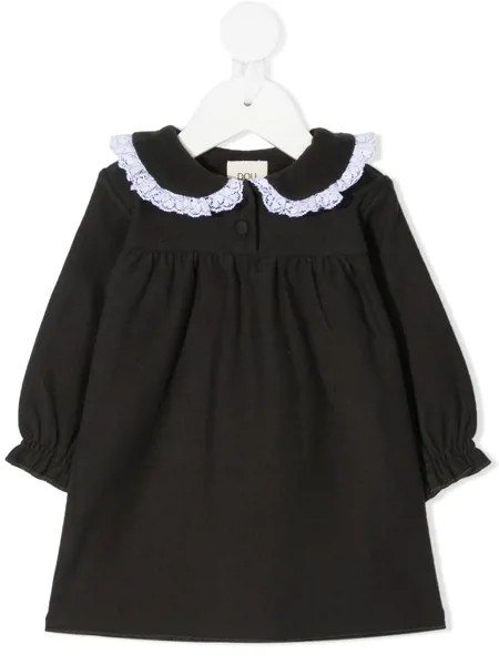 Douuod Kids кружевное платье с длинными рукавами