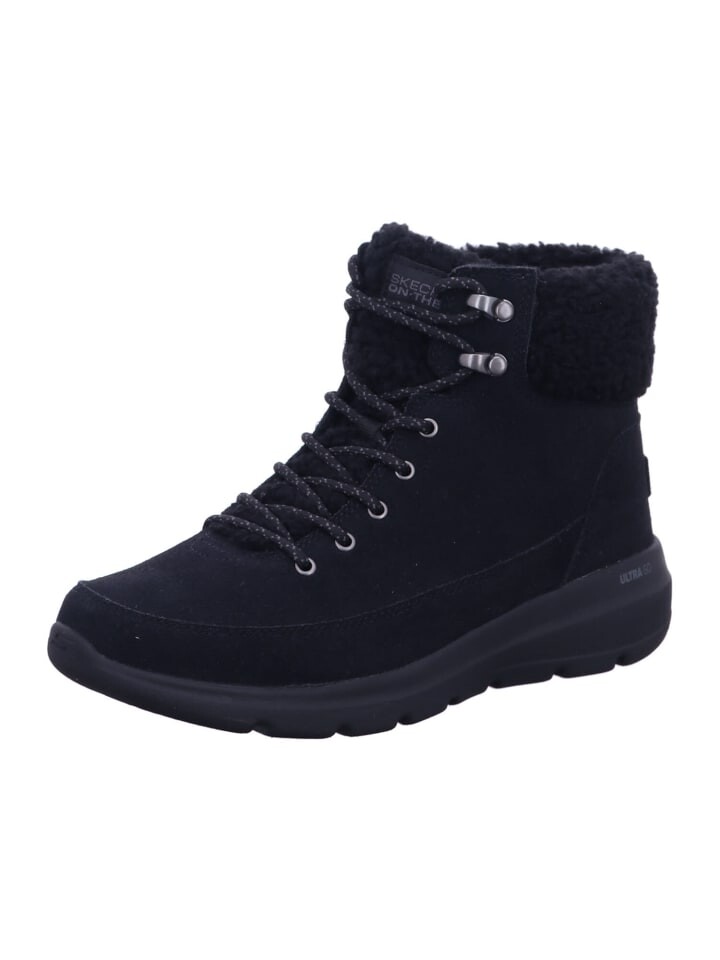 Сапоги Skechers Damen warm GLACIAL ULTRA WOODLANDS, черный
