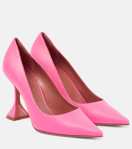 Кожаные туфли Ami Amina Muaddi, розовый