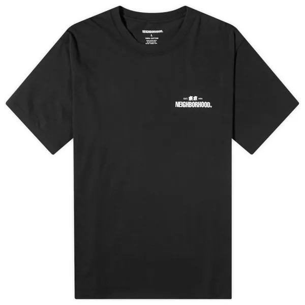 Футболка Neighborhood 4 Printed T-Shirt, черный