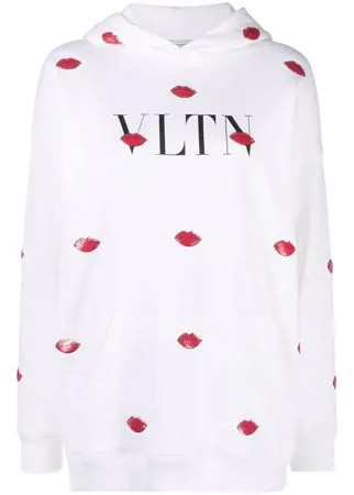 Valentino худи Le Rouge с логотипом VLTN