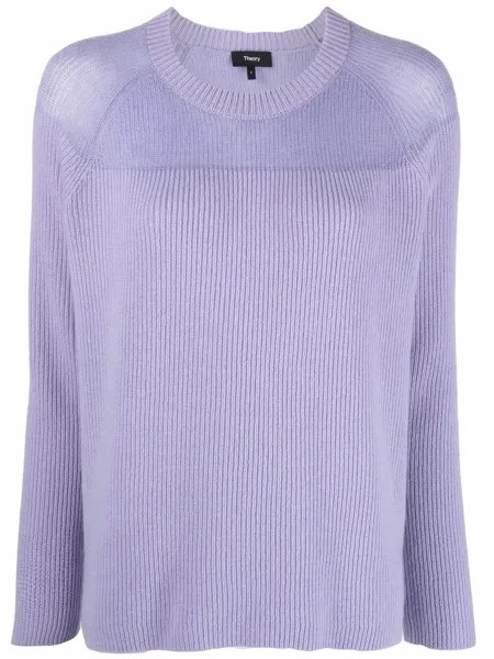 Theory ribbed-knit cashmere jumper
