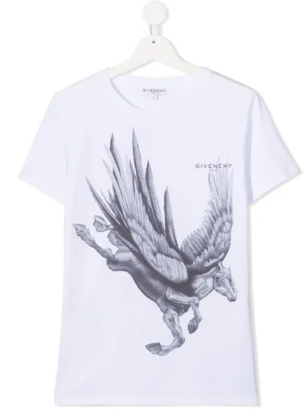 Givenchy Kids футболка с принтом
