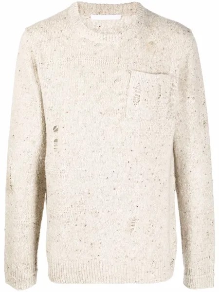 Helmut Lang distressed-detail jumper