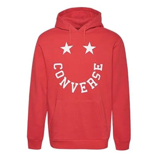 Толстовка Converse Men's Graphic Pullover in University Red, красный