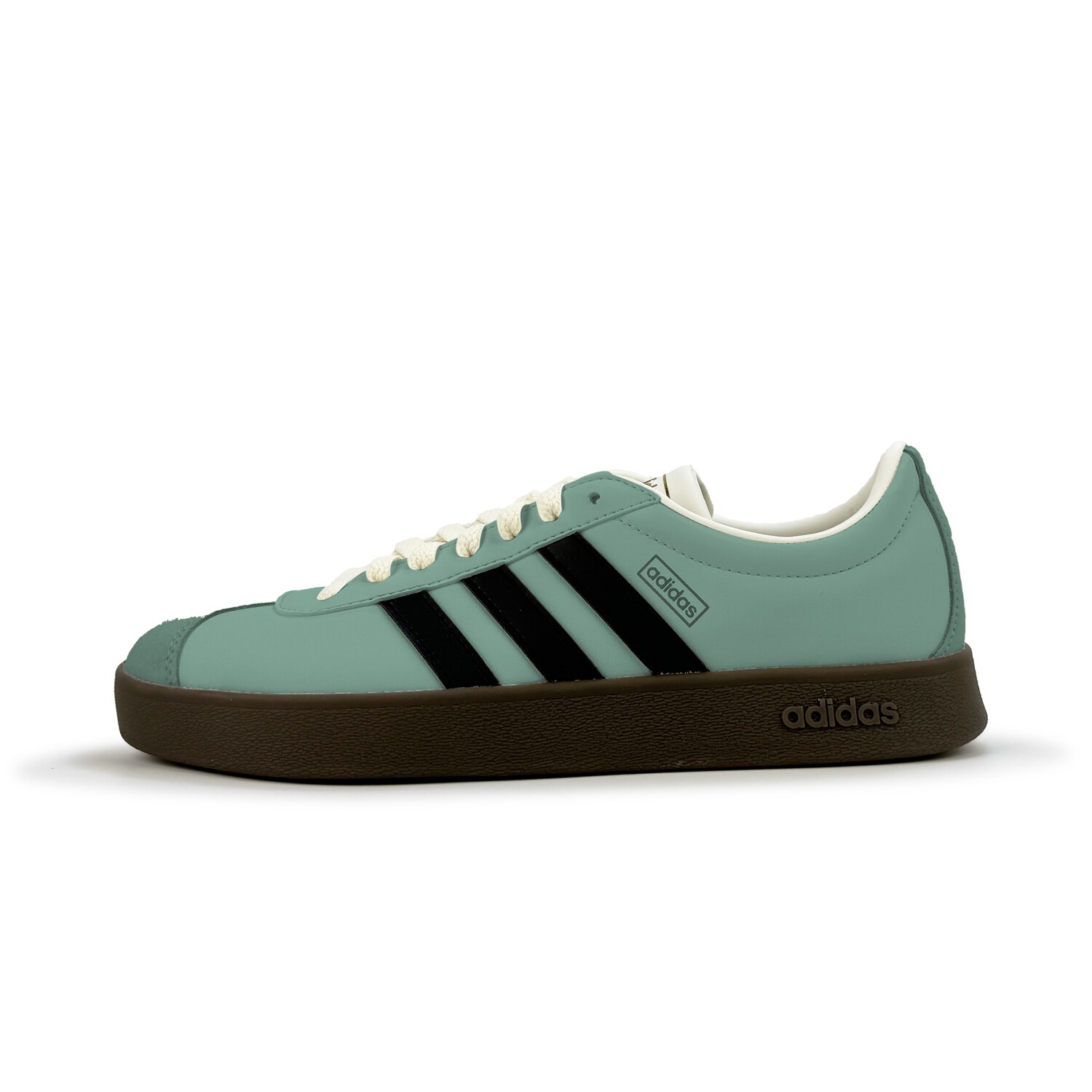 Кроссовки adidas Vl Court Skateboarding Shoes Unisex Low-top Brown/Green, зеленый