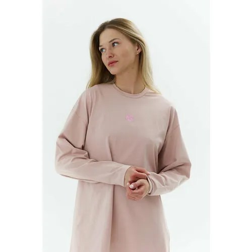 Лонгслив MURMURIZM, размер 44, , коралловый