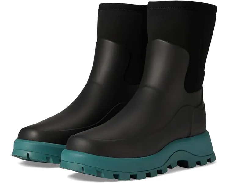 Ботинки Hunter City Explorer Short Boot, цвет Black/Teal Tempo