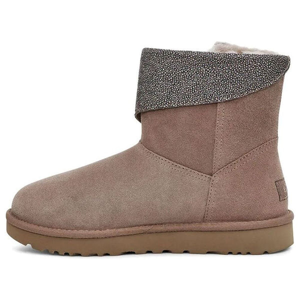 Зимние ботинки классические икра мини Ugg, коричневый