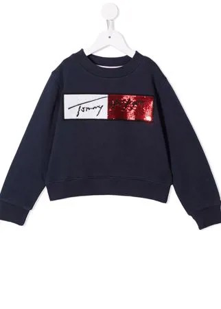 Tommy Hilfiger Junior толстовка с пайетками