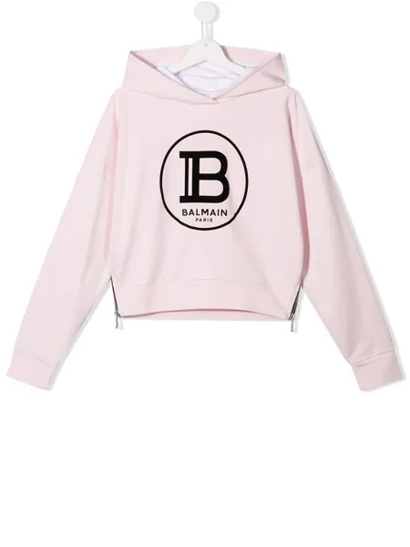 Balmain Kids худи с логотипом